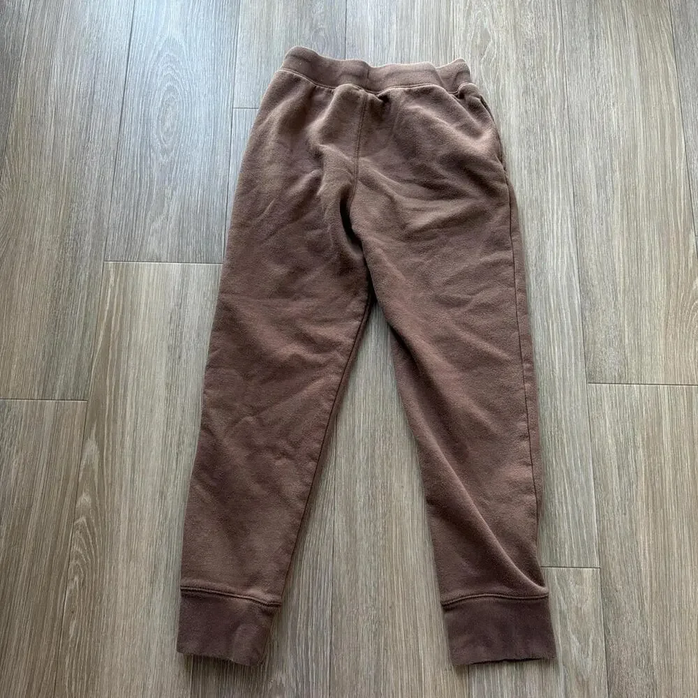 Brown gap sweatpants with white